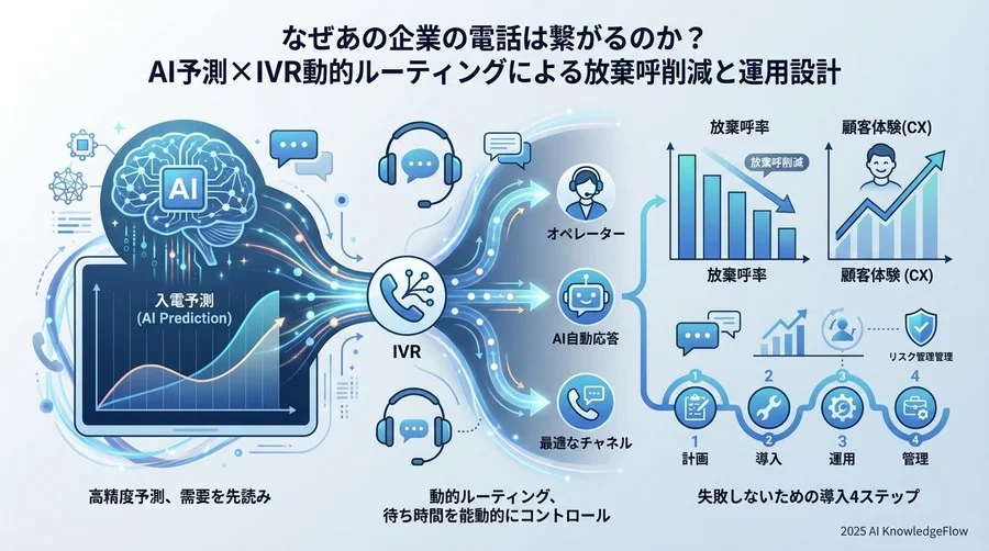 解剖：AI入電予測と動的ルーティングの連携メカニズム - Section Image