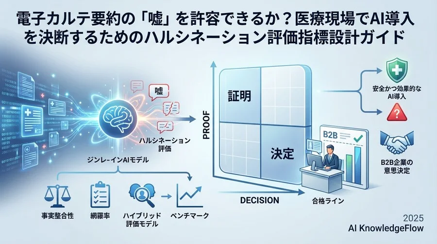 ハルシネーション抑制を測定する3つの核心KPI - Section Image