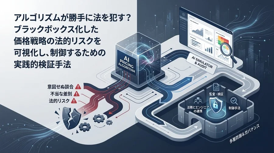 AI価格戦略の暴走を防ぐ：シミュレーターで実現する法的リスクの可視化と制御手法