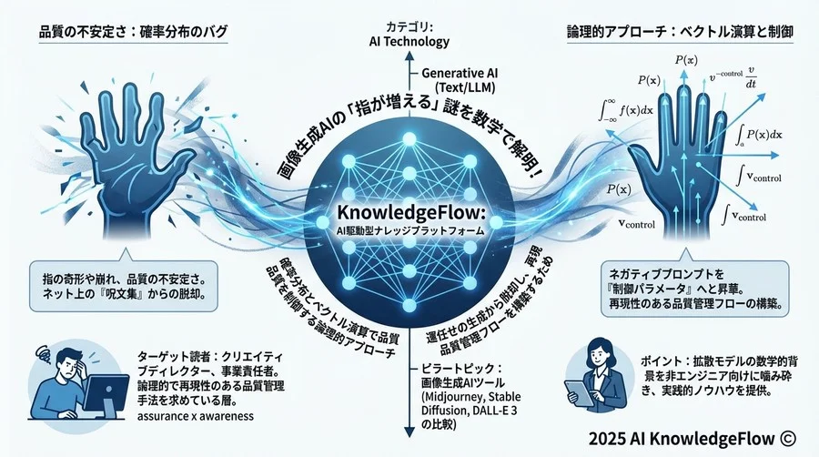 拡散モデルの数学：ノイズから意味を取り出すプロセス - Section Image