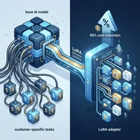 LLM推論コスト90%削減：LoRA動的ロードで実現するマルチテナントSaaSの収益革命