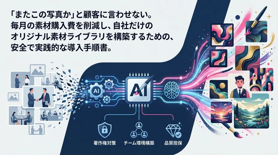 「またこの写真か」と顧客に言わせない。Web制作現場のための画像生成AI内製化・完全構築ガイド