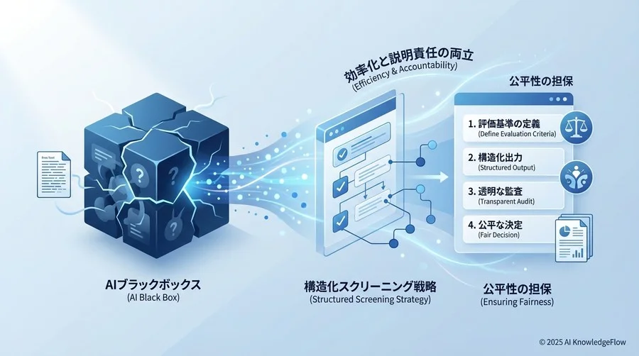 構造化AIスクリーニング導入の4段階戦略フレームワーク - Section Image