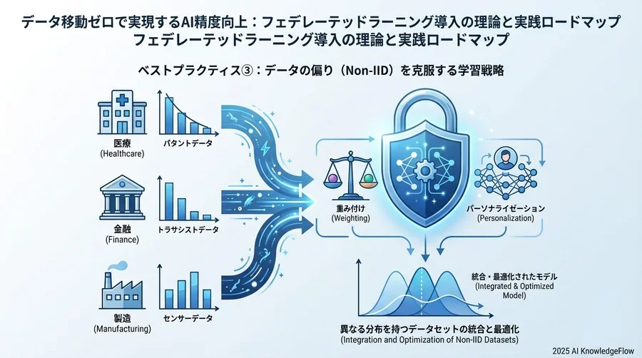 ベストプラクティス③：データの偏り（Non-IID）を克服する学習戦略 - Section Image