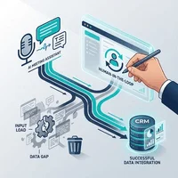 SFA入力自動化の落とし穴：議事録AI連携で現場を疲弊させない「人間介在型」構築の全貌