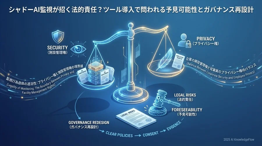 監視行為自体の適法性：プライバシー権と施設管理権の境界線 - Section Image