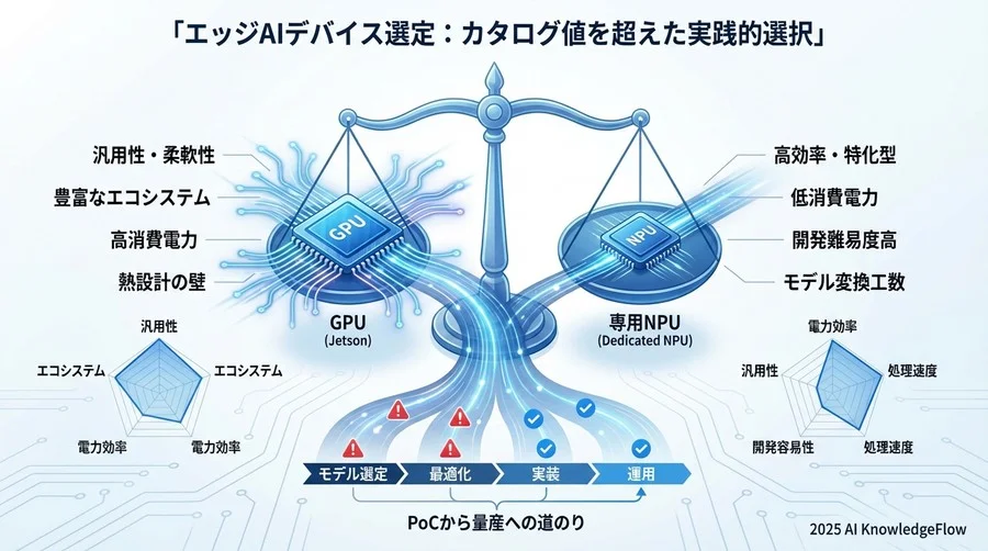 GPU（Jetson）と専用NPU：アーキテクチャから見る「得意・不得意」の本質 - Section Image