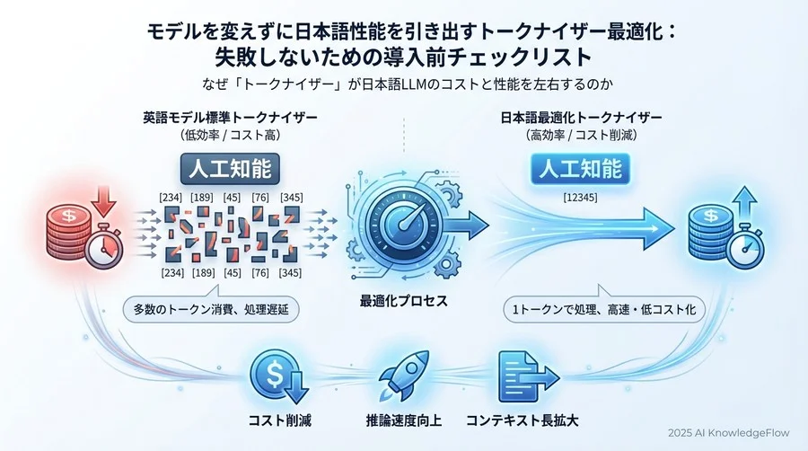 なぜ「トークナイザー」が日本語LLMのコストと性能を左右するのか - Section Image