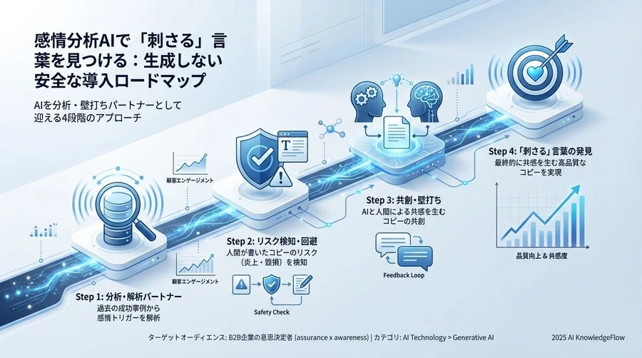 【Phase 1：準備】過去の資産を「感情データ」に変換する - Section Image