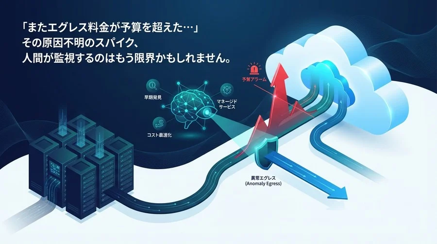 ハイブリッドクラウドの「エグレス料金」異常をAIで見抜く：もう月末に青ざめないためのコスト管理術