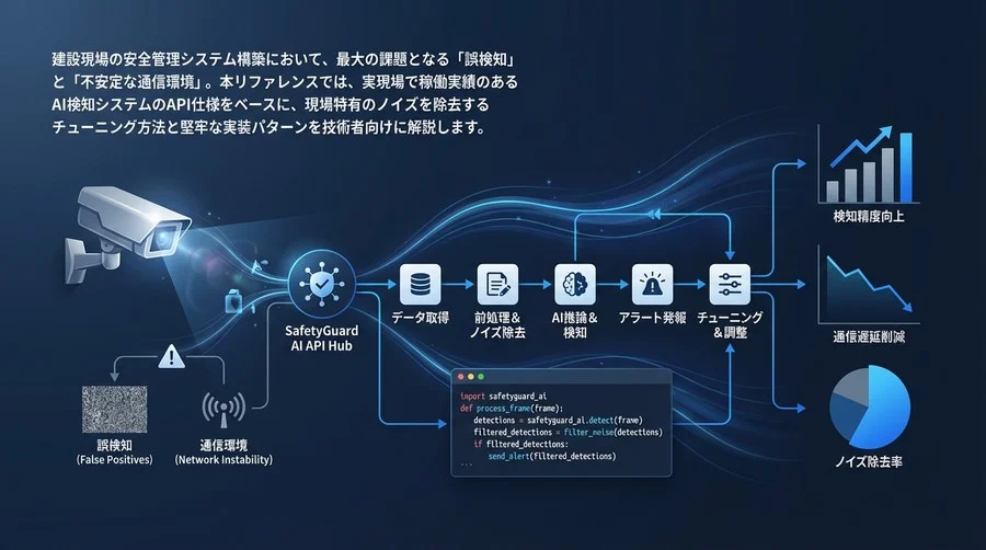 建設現場向けAIカメラのAPI実装ガイド：誤検知対策と通信課題