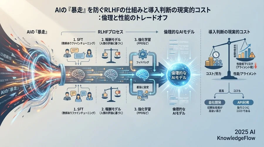 図解でわかるRLHFの3ステップメカニズム - Section Image