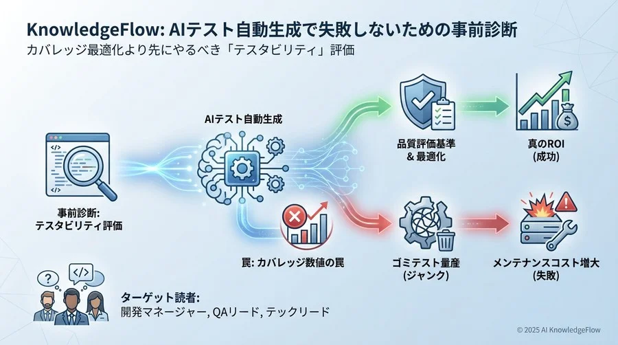 診断項目①：コードベースの「テスタビリティ（テスト容易性）」評価 - Section Image