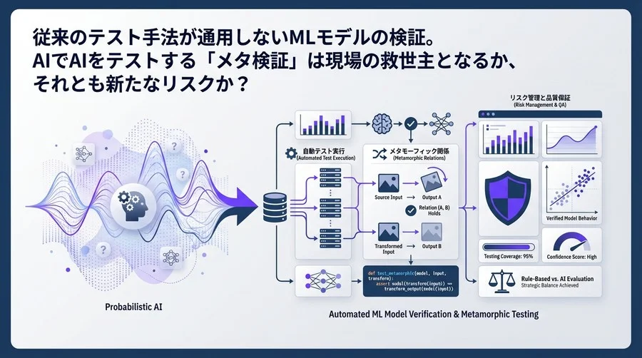 確率的なAIをどう縛るか？MLモデル検証の自動化とメタモーフィックテストの実践論