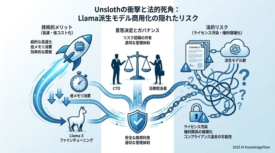 Llamaエコシステムの法務解剖：ライセンス継承の複雑性 - Section Image