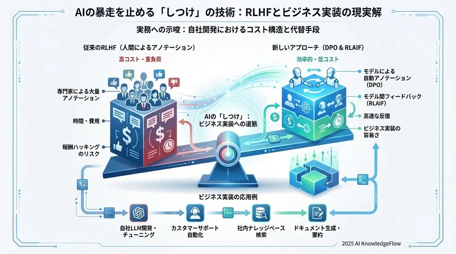 「報酬ハッキング」と「幻覚」：RLHFが抱える構造的な限界 - Section Image 3