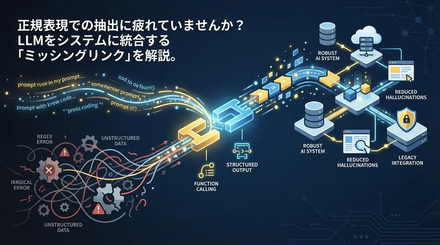 脱・正規表現地獄！Function Callingが実現する堅牢なAIシステム設計論【アーキテクト視点】