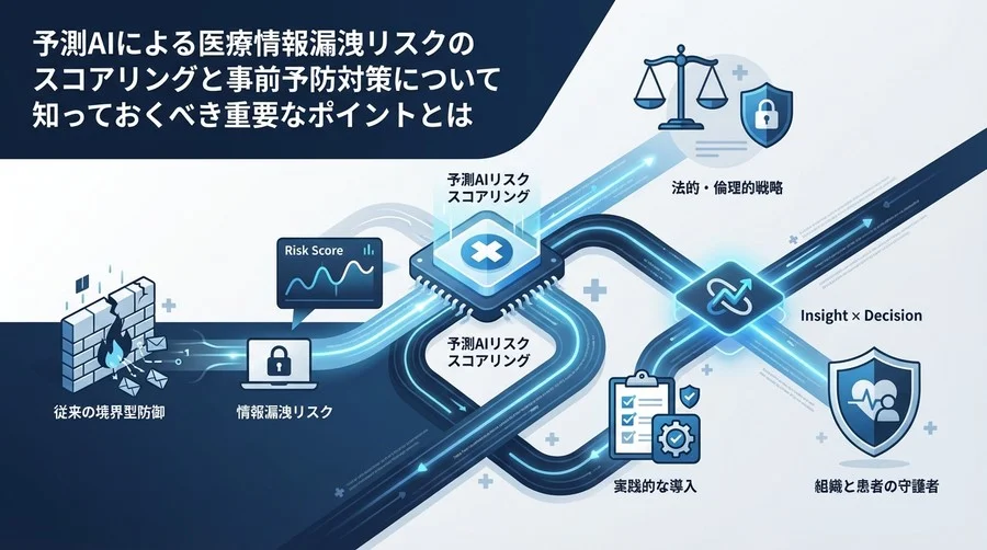 医療情報漏洩を「予測」で防ぐ：AIリスクスコアリング導入の法的・倫理的戦略と実践