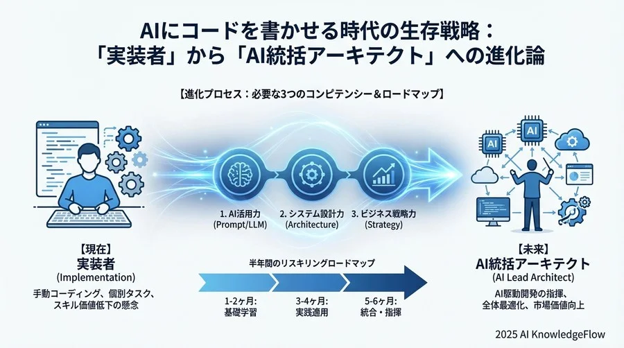 AIリスキリングの実践ロードマップ：半年で「指揮者」に変わるための学習戦略 - Section Image 3