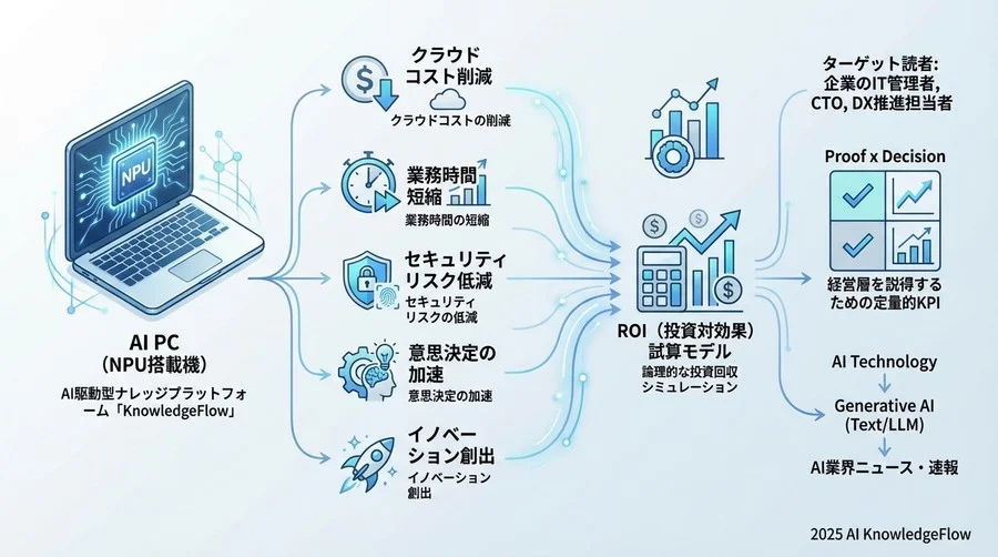 【シミュレーション】NPU搭載機への投資回収（ROI）モデル - Section Image