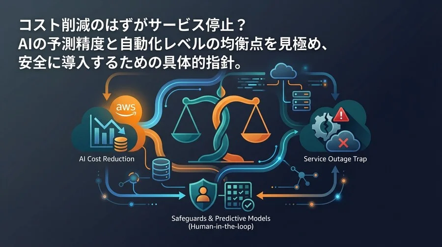 AIによるコスト削減が招くサービス停止の罠：ハイブリッド環境を守る予測モデルと安全装置の設計論