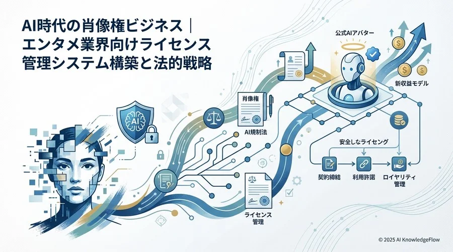 エンターテインメント業界向け：AI肖像利用ライセンス管理システムの構築と法理とは - Section Image
