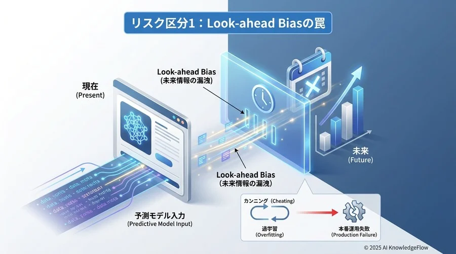 リスク区分1：Look-ahead Bias（未来情報の漏洩）の罠 - Section Image