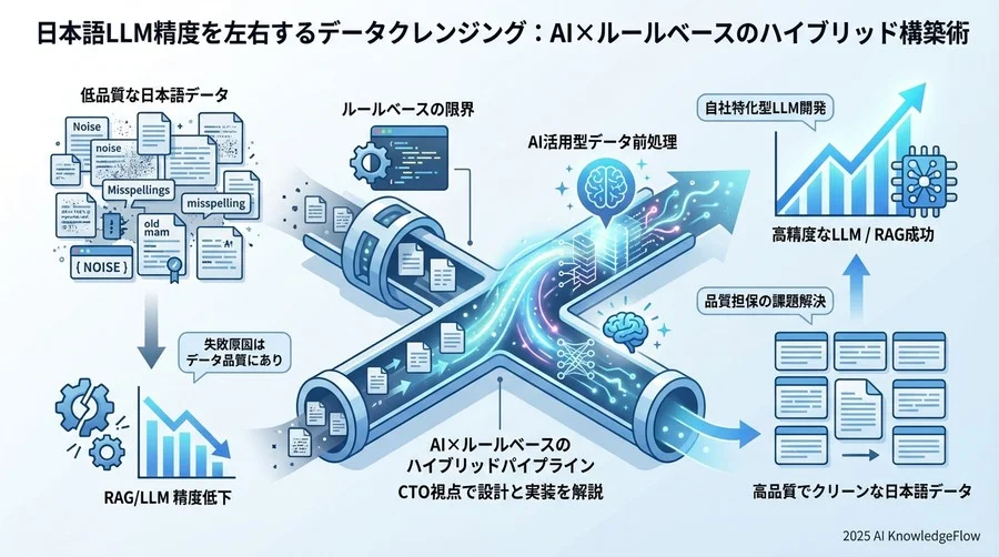 AI×ルールベース：ハイブリッド・クレンジングの設計図 - Section Image