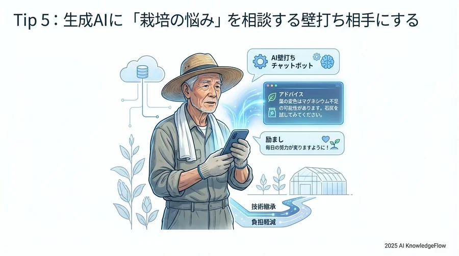 Tip 3: 気象予測AIで「無駄な見回り」を減らす - Section Image 3