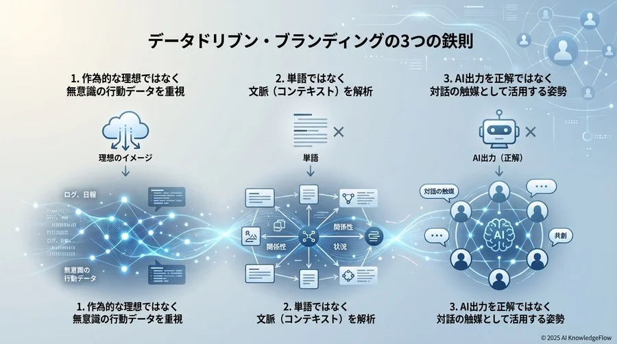 【原則】データドリブン・ブランディングの3つの鉄則 - Section Image
