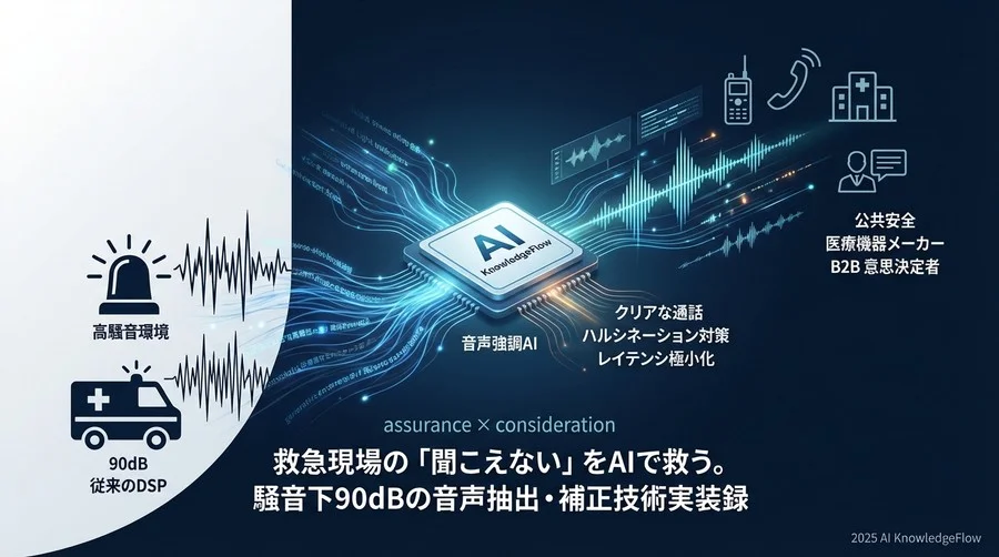 技術選定の分かれ道：なぜ従来型DSPではなくディープラーニングだったのか - Section Image