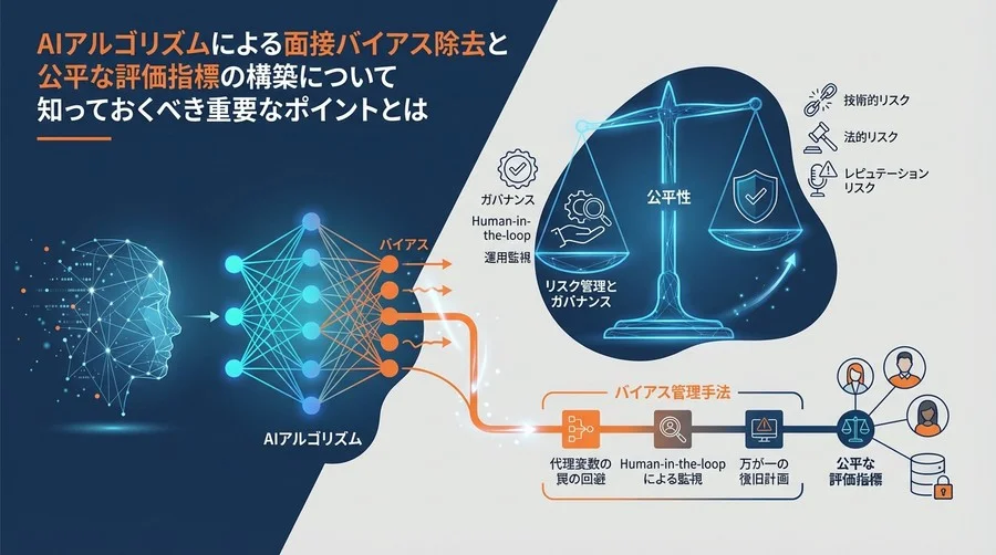 AI面接の公平性をどう担保するか？人事責任者が知るべきバイアス管理とガバナンスの要諦