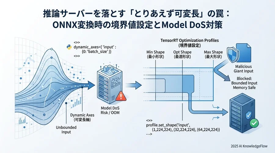 安全なモデル変換：ONNX/TensorRTにおける境界値の実装 - Section Image