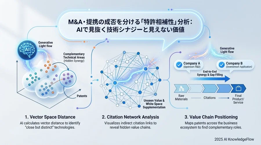 AIによる特許ポートフォリオ相補性分析の基本原則 - Section Image