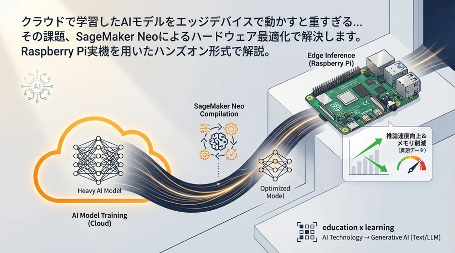重いAIモデルをラズパイでサクサク動かす！SageMaker Neoによるエッジ最適化ハンズオン【実測データ付】