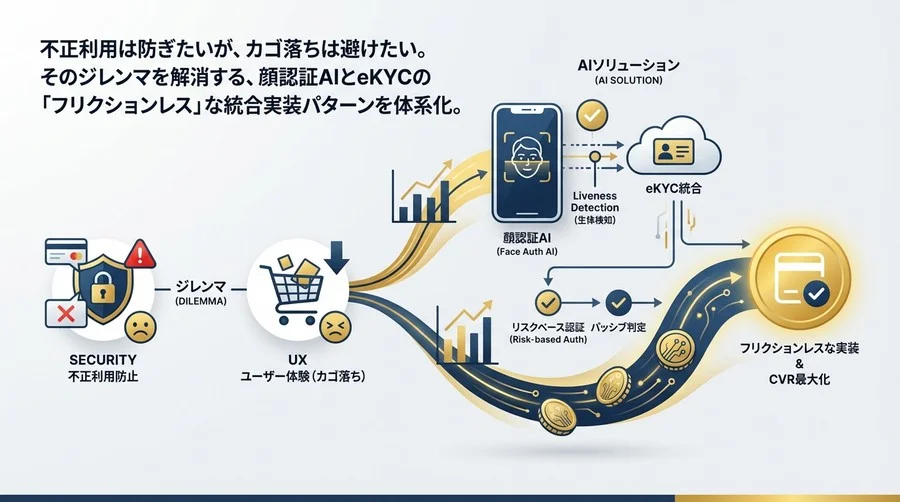 BNPLのUXとセキュリティを両立する顔認証AI実装：eKYC統合によるなりすまし防止の最適解