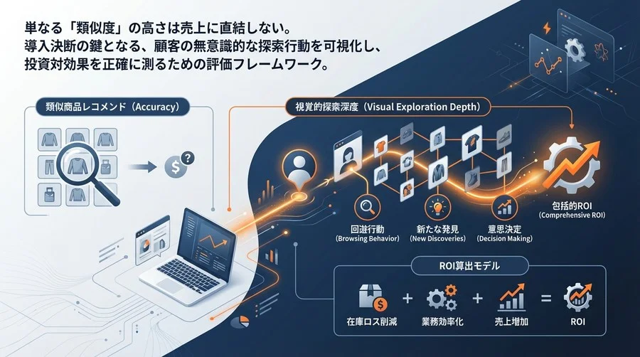 「似ている」だけでは売れない？画像AI導入でECのROIを最大化する「視覚的探索深度」という新指標