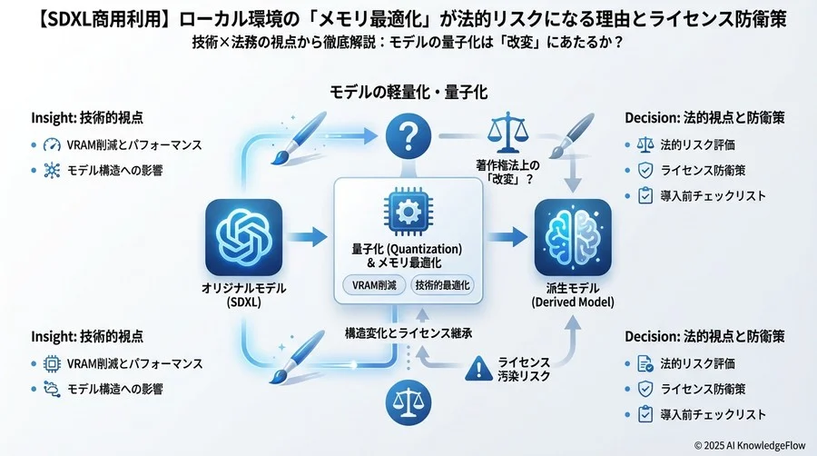 モデルの「軽量化・量子化」は法的改変にあたるか？ - Section Image