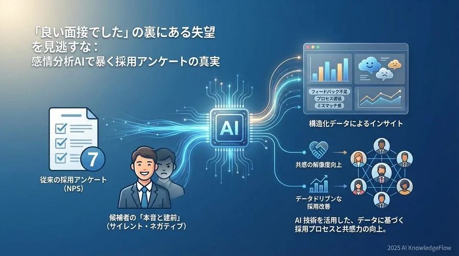 事例から見る「違和感」の正体：AIが暴く採用プロセスのボトルネック - Section Image