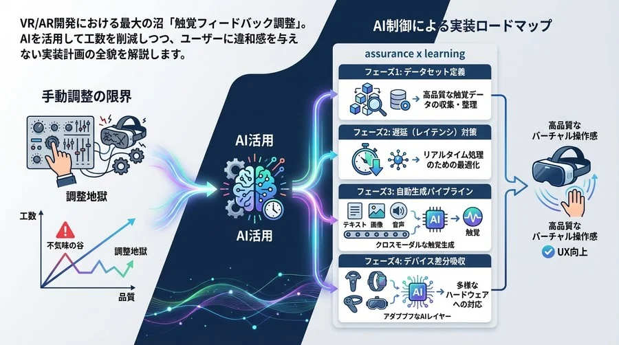 触覚フィードバックの「調整地獄」からの脱却：AI制御によるバーチャル操作感の実装ロードマップ