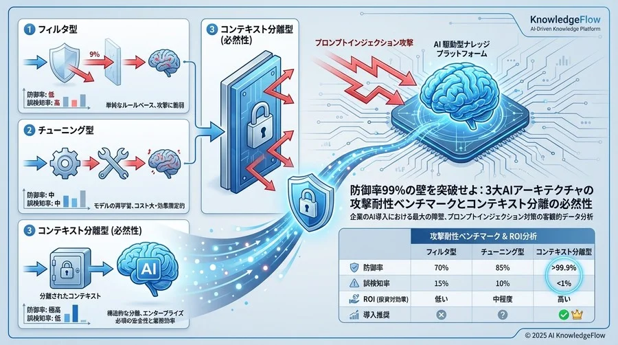 ベンチマーク結果①：攻撃防御率の比較 - Section Image