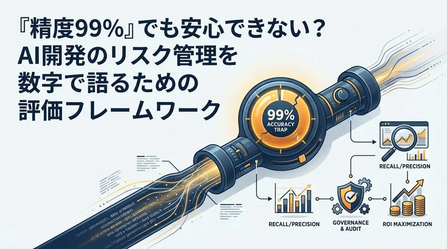 精度99%の罠を見抜く：AI学習用PII検出パイプラインの評価指標とROI最大化のガバナンス