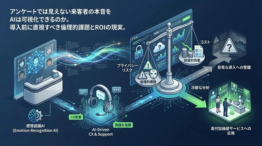 感情認識AIで受付は進化するか？プライバシーリスクと投資対効果の冷徹な分析