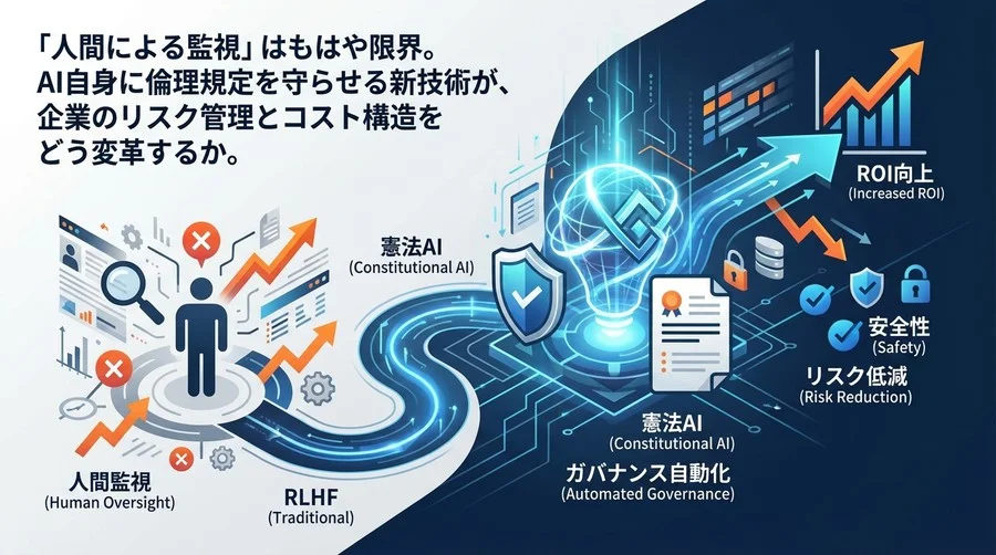 人間監視の限界を超える「憲法AI」：Claude導入で実現するガバナンス自動化とROI