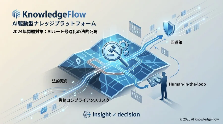 物流DXにおける「AI任せ」の法的危険性：2024年問題との交錯点 - Section Image