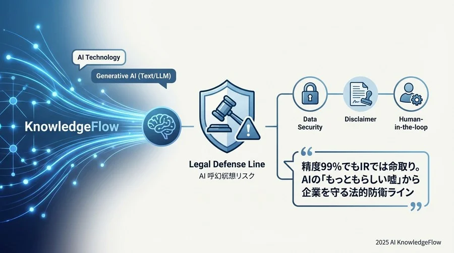 IRにおける「AI議事録」の法的重みと幻覚リスク - Section Image