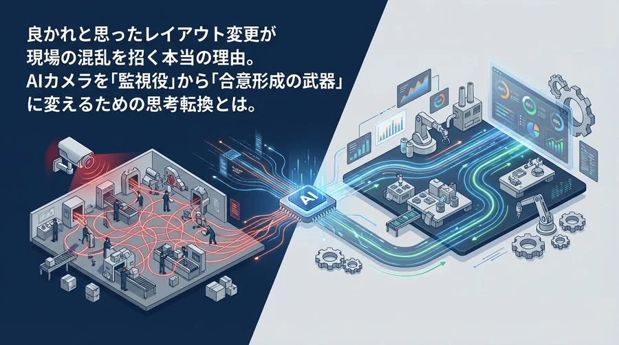「監視」ではなく「証明」へ。AI動線分析が現場のカイゼンを加速させる理由と合意形成の技術