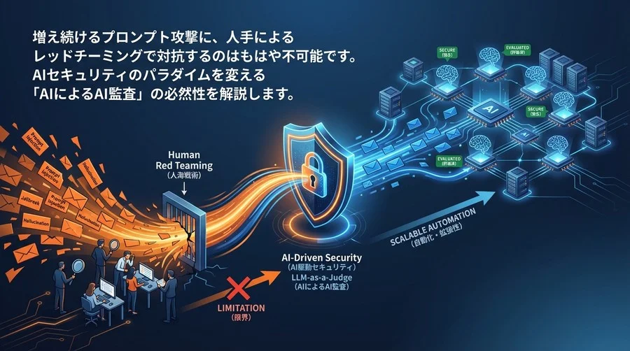 LLM-as-a-Judgeによるプロンプト攻撃対策の自動化：人海戦術の限界を超えるセキュリティ評価の新基準