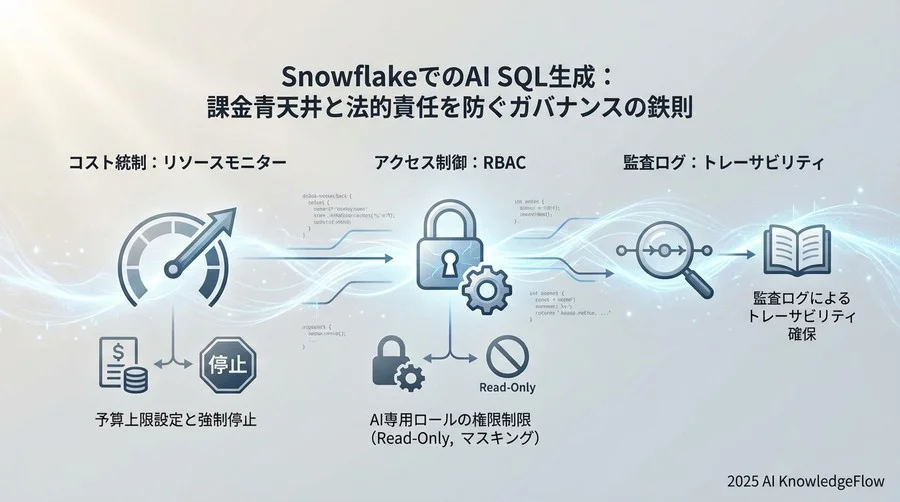 Snowflake環境特有のガバナンスとコスト統制策 - Section Image