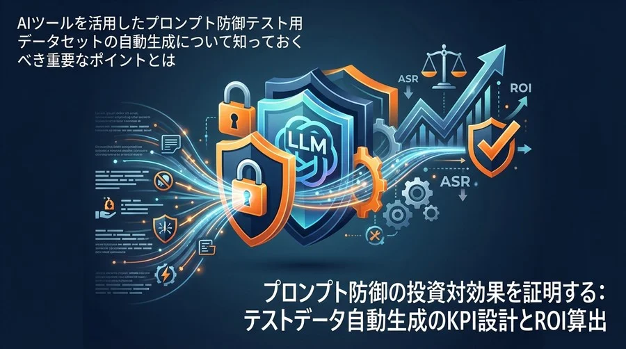 プロンプト防御の投資対効果を証明する：テストデータ自動生成のKPI設計とROI算出